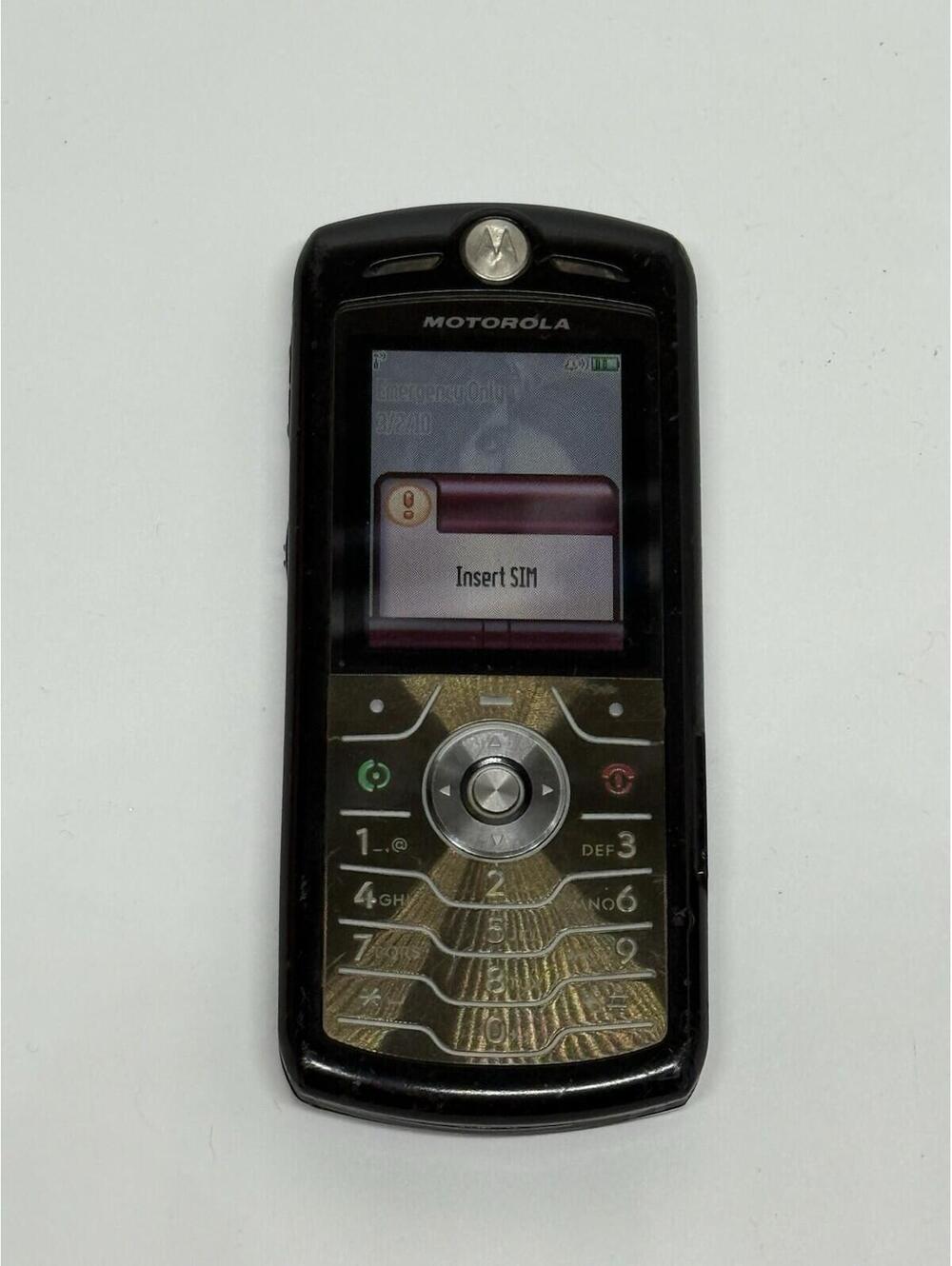 Motorola SLVR L7 Black GSM Cell Phone